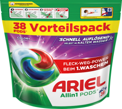 Ariel Color Pods Allin1 38ks