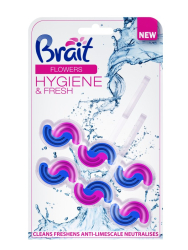 Brait wc blok 2-fzov flower 2x45g