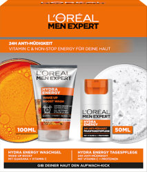 L'oral Men Expert Hydra Energy hydratan krm 50ml, Hydra Energy istiaci gl 100ml